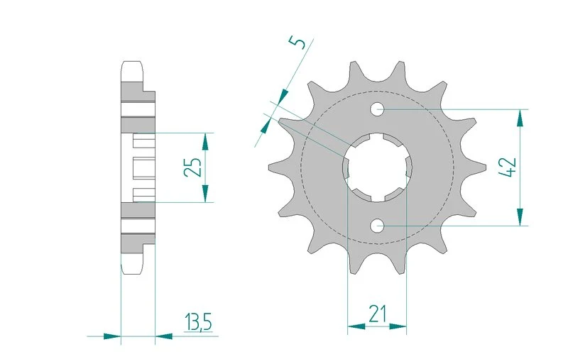Kit chaîne AFAM Cagiva Elefant 650