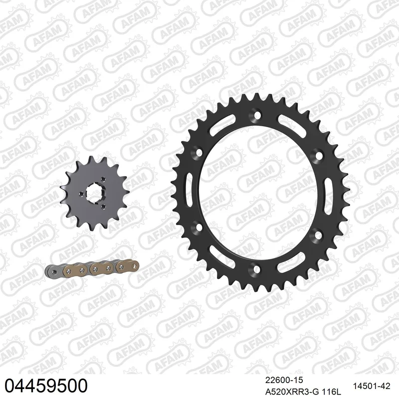 Kit chaîne AFAM Cagiva T4 500