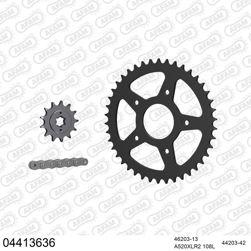 Kit chaîne AFAM Cagiva Super City 125