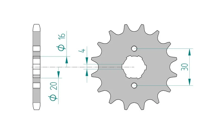 Kit chaîne AFAM Cagiva Elefantre 125