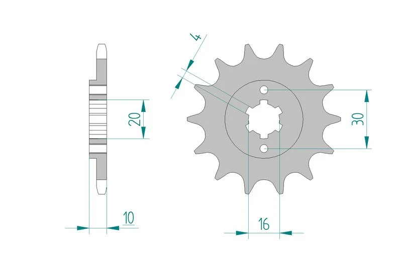 Kit chaîne AFAM Cagiva Freccia 125