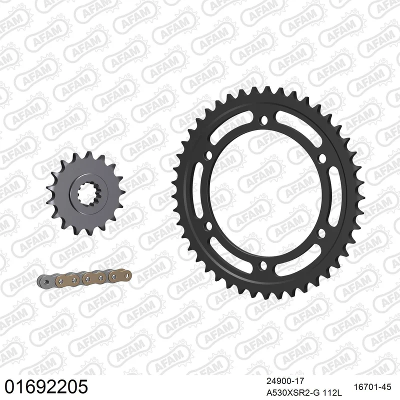 Kit chaîne AFAM Kawasaki GPZ 1100