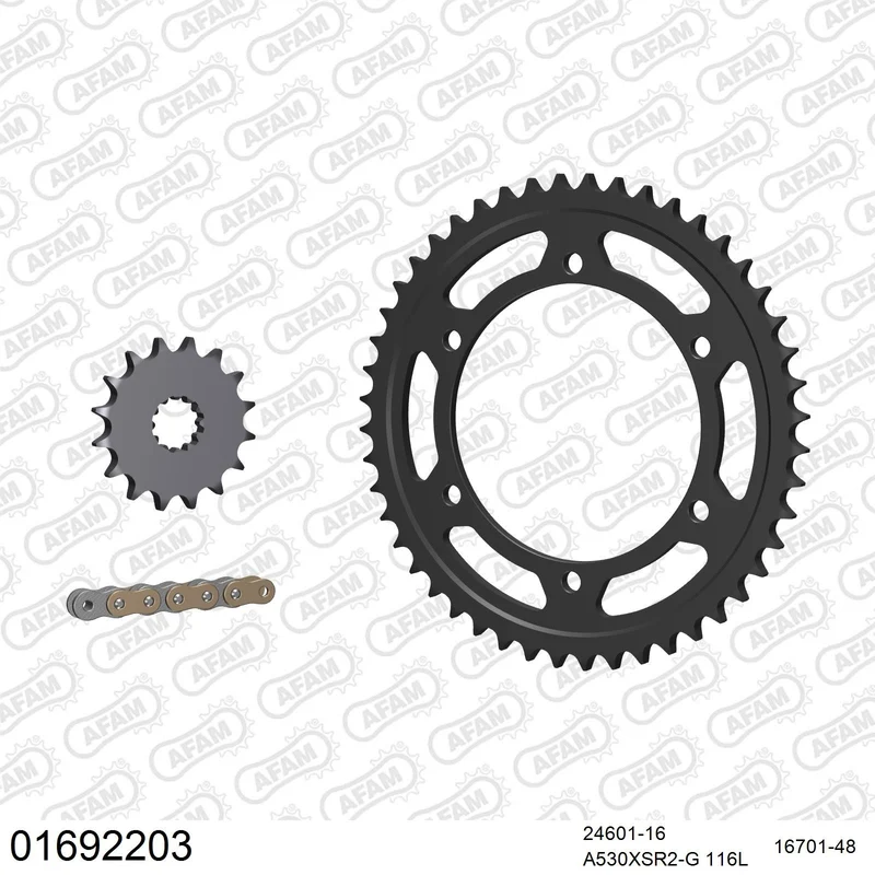 Kit chaîne AFAM Kawasaki Zephyr 1100