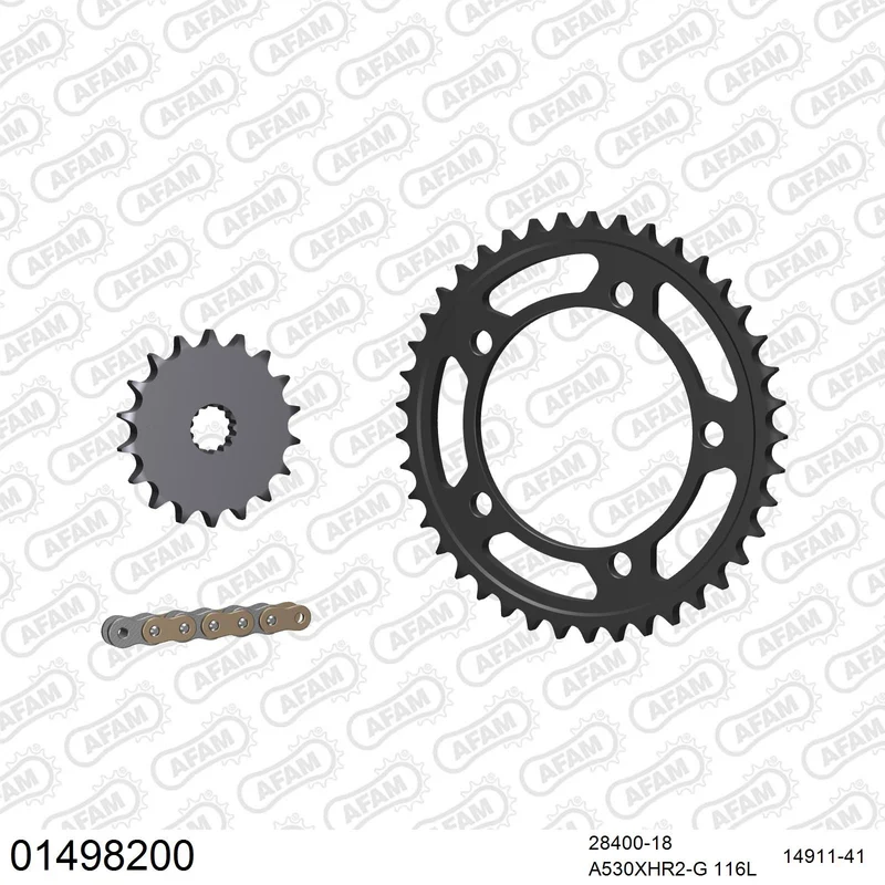 Kit chaîne AFAM Suzuki GSX 1400