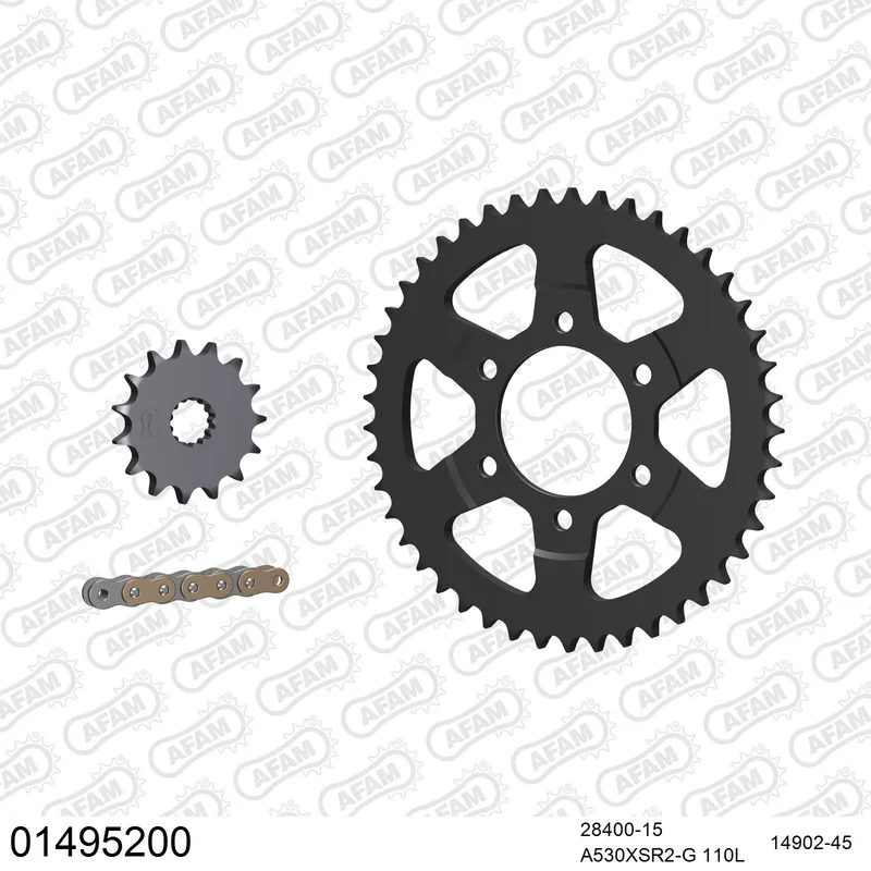 Kit chaîne AFAM Suzuki GSF 1200 Bandit S / N / SA