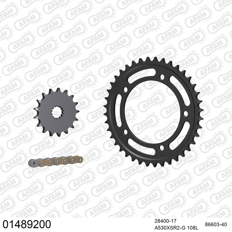 Kit chaîne AFAM Suzuki SV 1000 S