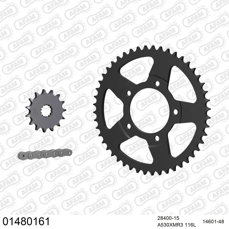 Kit chaîne AFAM Suzuki VZ 800 Marauder