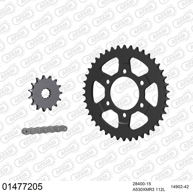 Kit chaîne AFAM Suzuki GSX 750 Inazuma