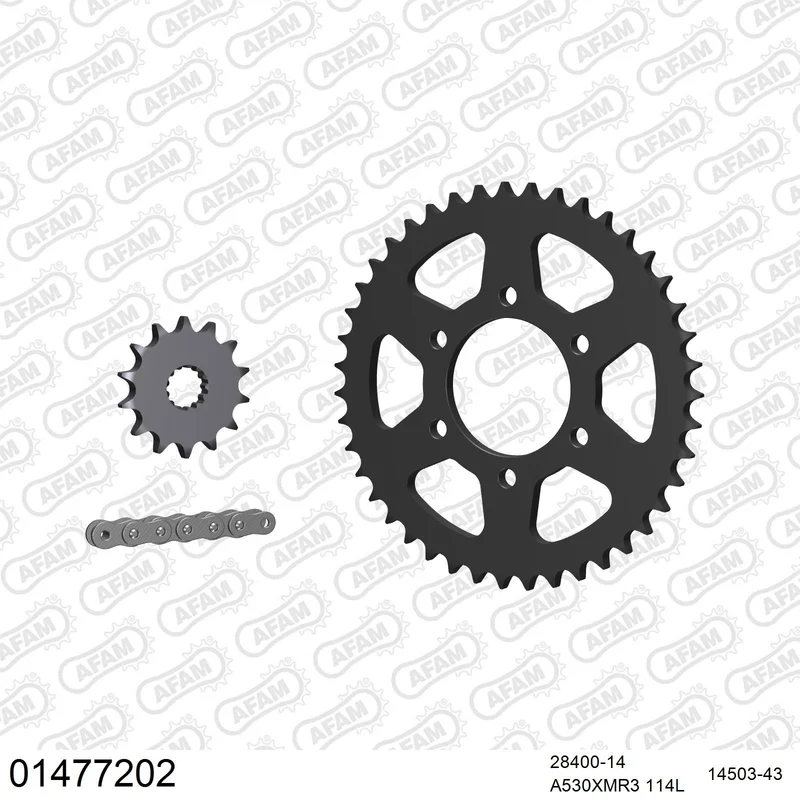 Kit chaîne AFAM Suzuki GSX 750