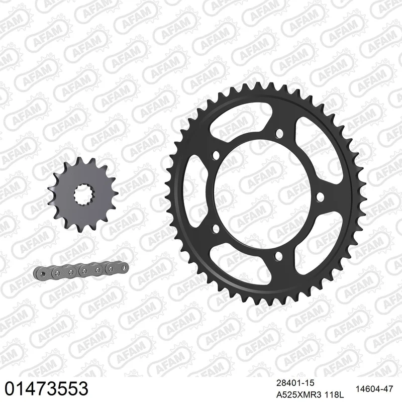 Kit chaîne AFAM Suzuki DL 650 V-Strom