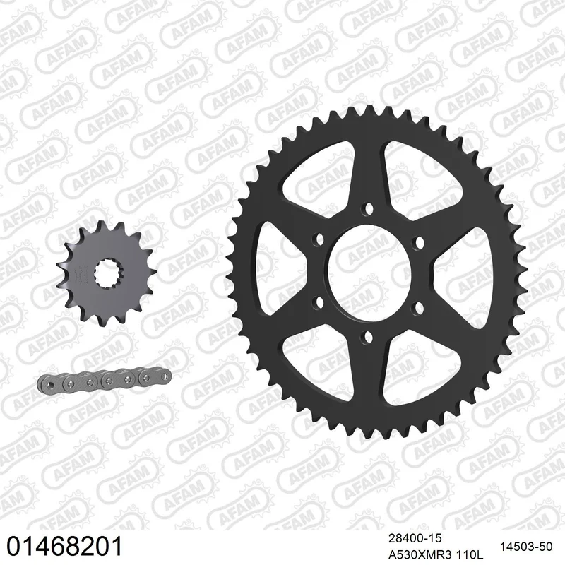 Kit chaîne AFAM Suzuki GS 550 E