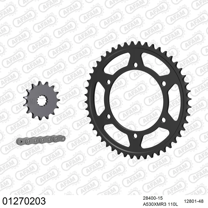 Kit chaîne AFAM Yamaha FZS 600 Fazer