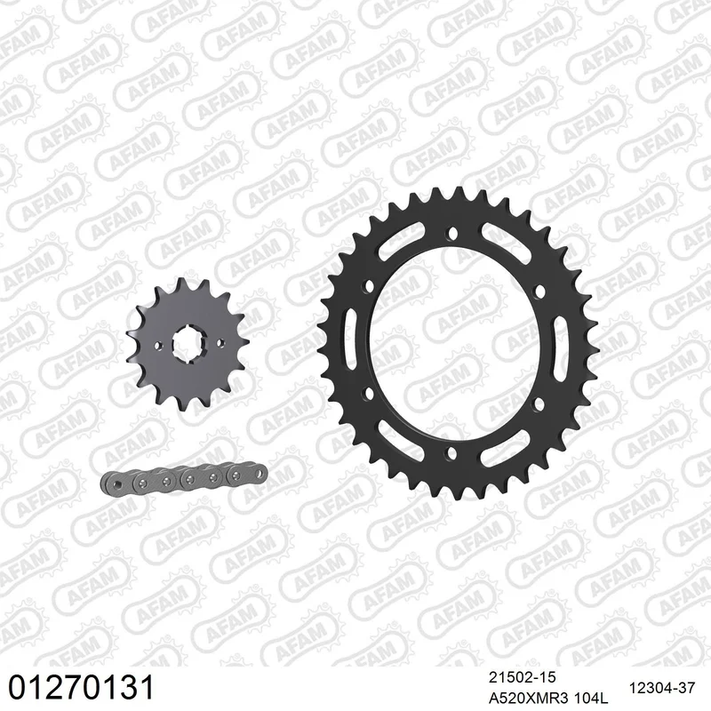 Kit chaîne AFAM Yamaha SRX 600