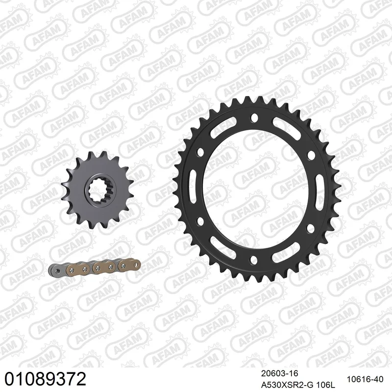 Kit chaîne AFAM Honda VTR 1000 SP2
