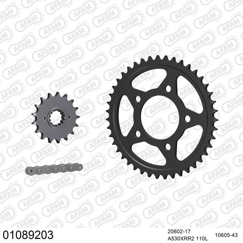 Kit chaîne AFAM Honda VF 1000 F / R