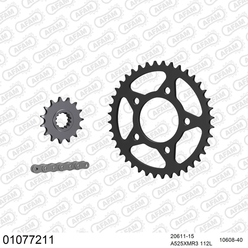 Kit chaîne AFAM Honda VFR 750 RC30