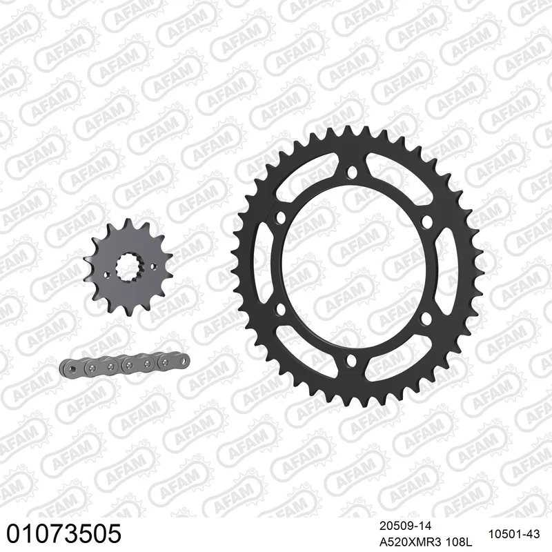 Kit chaîne AFAM Honda FX 650 Vigor