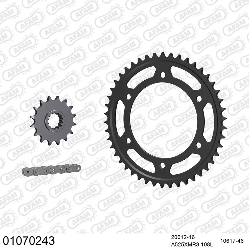Kit chaîne AFAM Honda CBR 600 FS