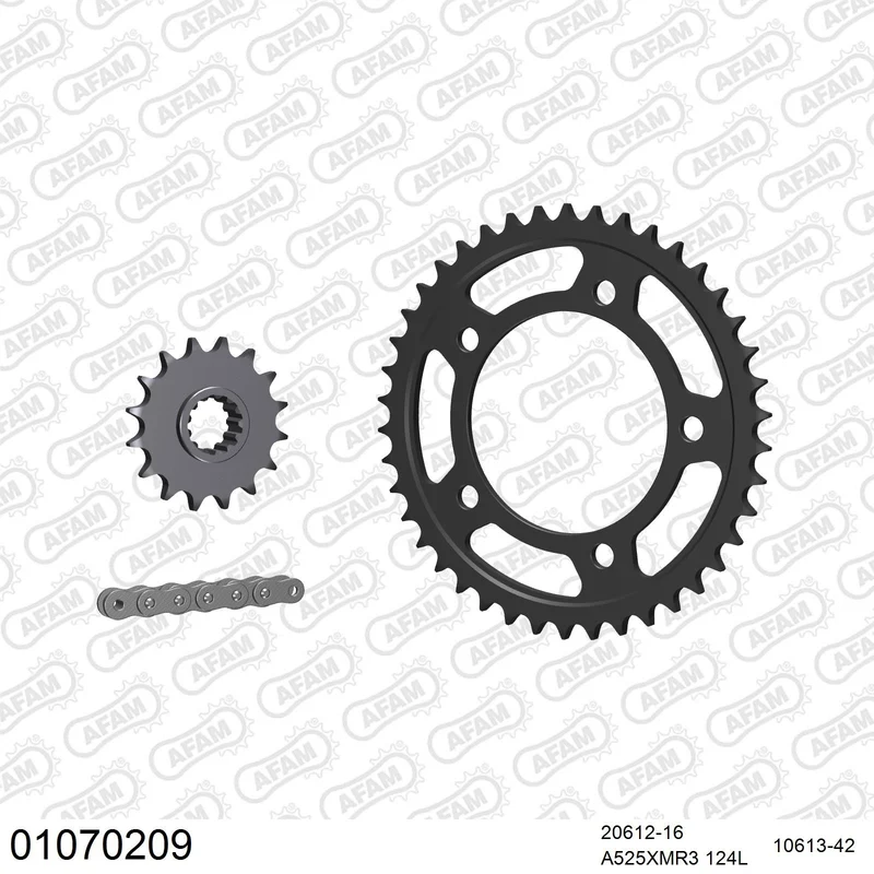 Kit chaîne AFAM Honda CBF 600 SA / NA