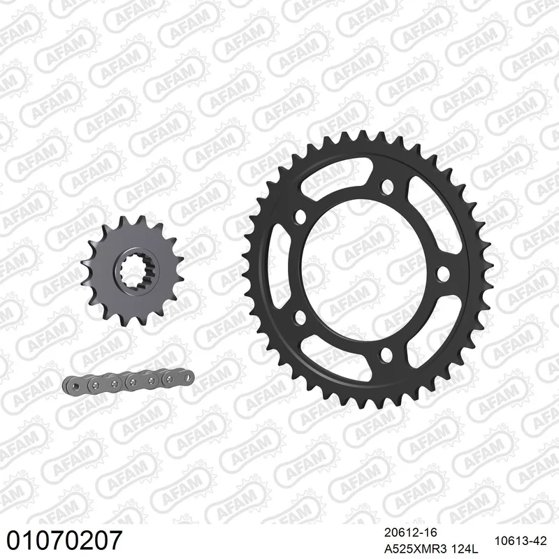 Kit chaîne AFAM Honda CBF 600 N / S