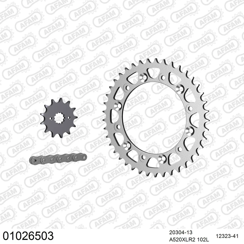Kit chaîne AFAM Honda NX 250