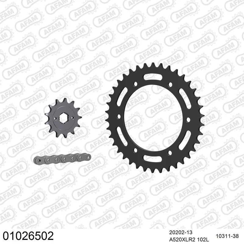 Kit chaîne AFAM Honda XL 250 R