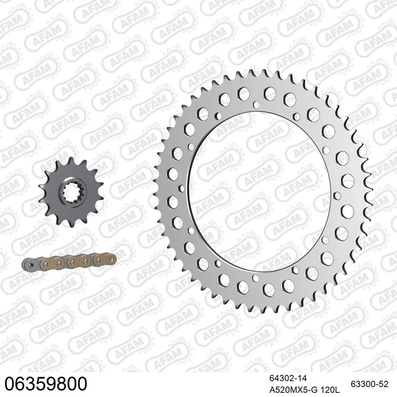 Kit chaîne AFAM Husaberg TE 501