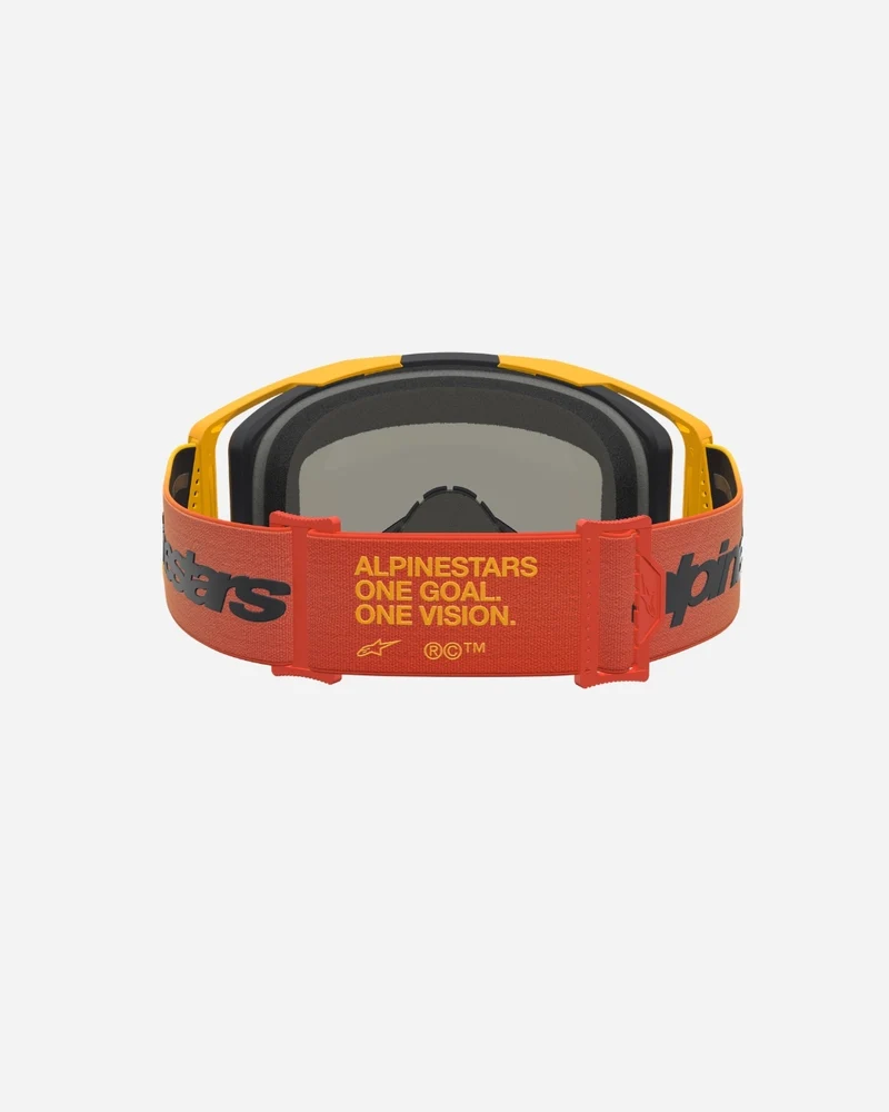 Masques Alpinestars Vision 8 Amber - Rouge Fire/Noir/Miroir Rouge