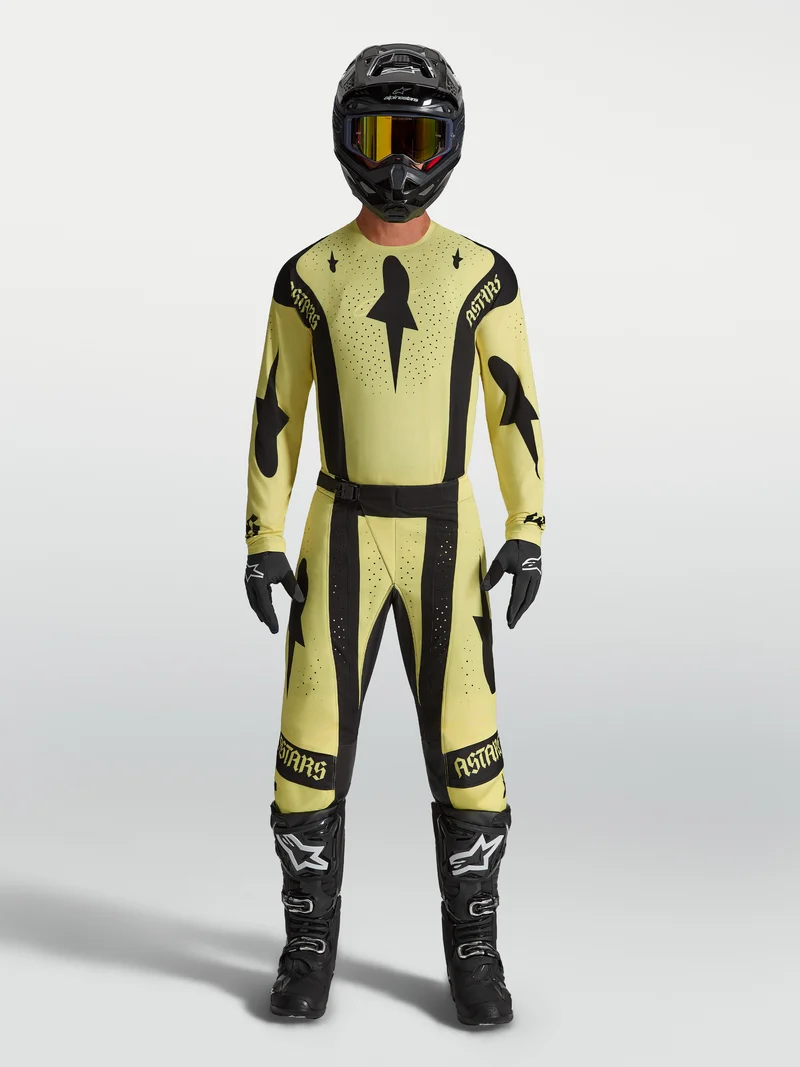 Pantalon Alpinestars Techstar Atrox - Jaune/Noir