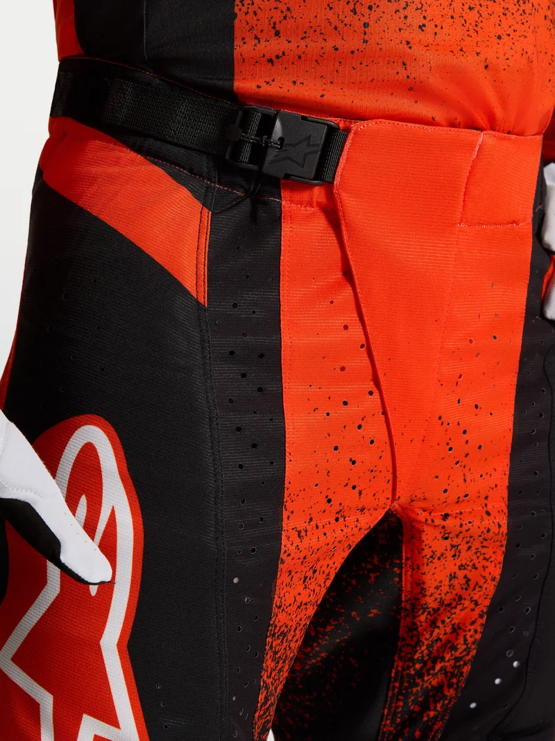 Pantalon Alpinestars Techstar Swan - Rouge cardinal/Noir/Blanc