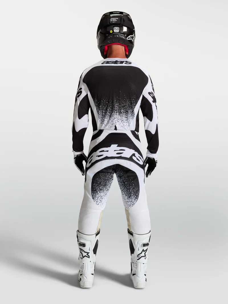 Pantalon Alpinestars Techstar Swan - Blanc/Noir