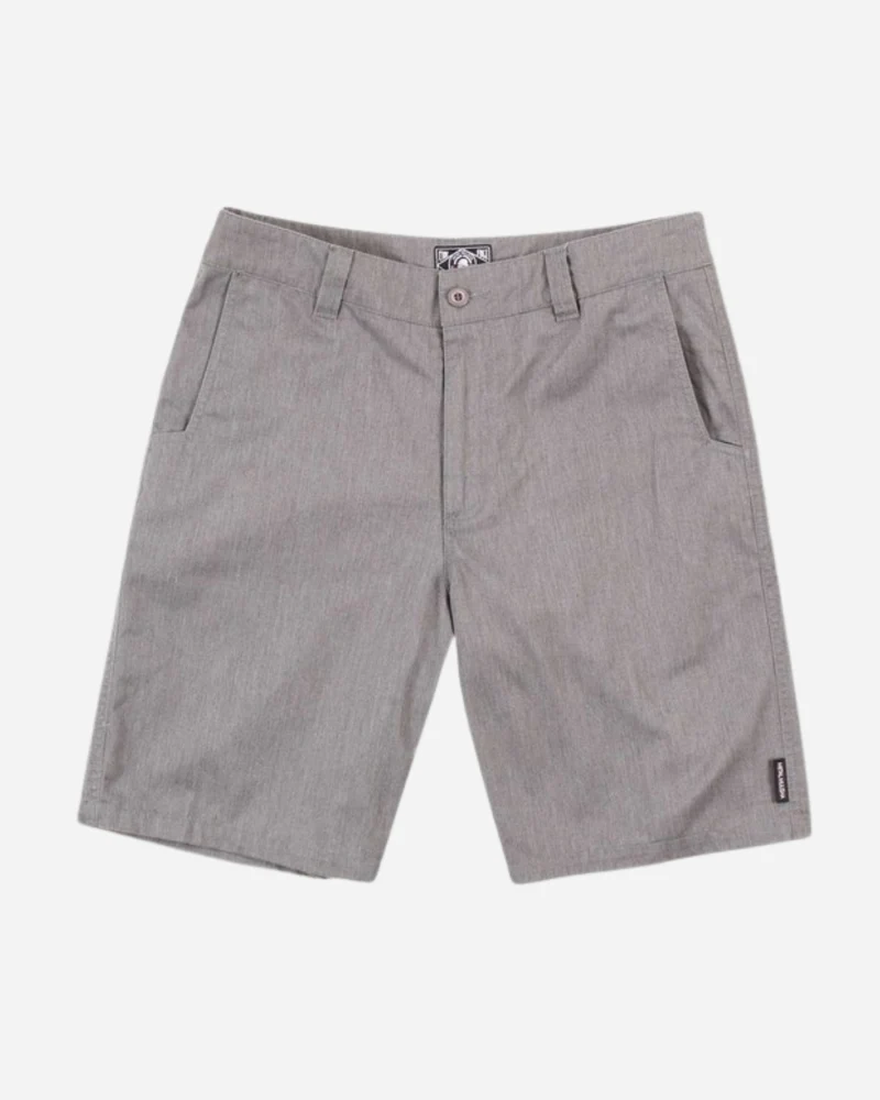 Short Metal Mulisha Straight Away - Anthracite chiné