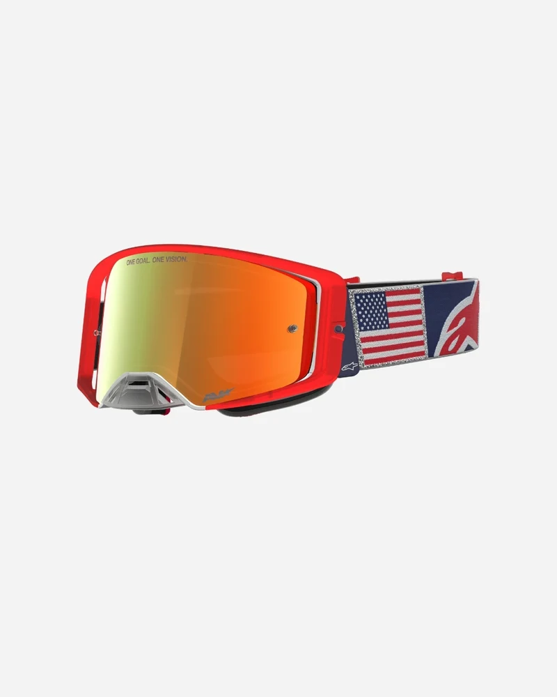Masque Alpinestars Supertech FiftyFold Édition Limitée - Bleu/Rouge/Blanc
