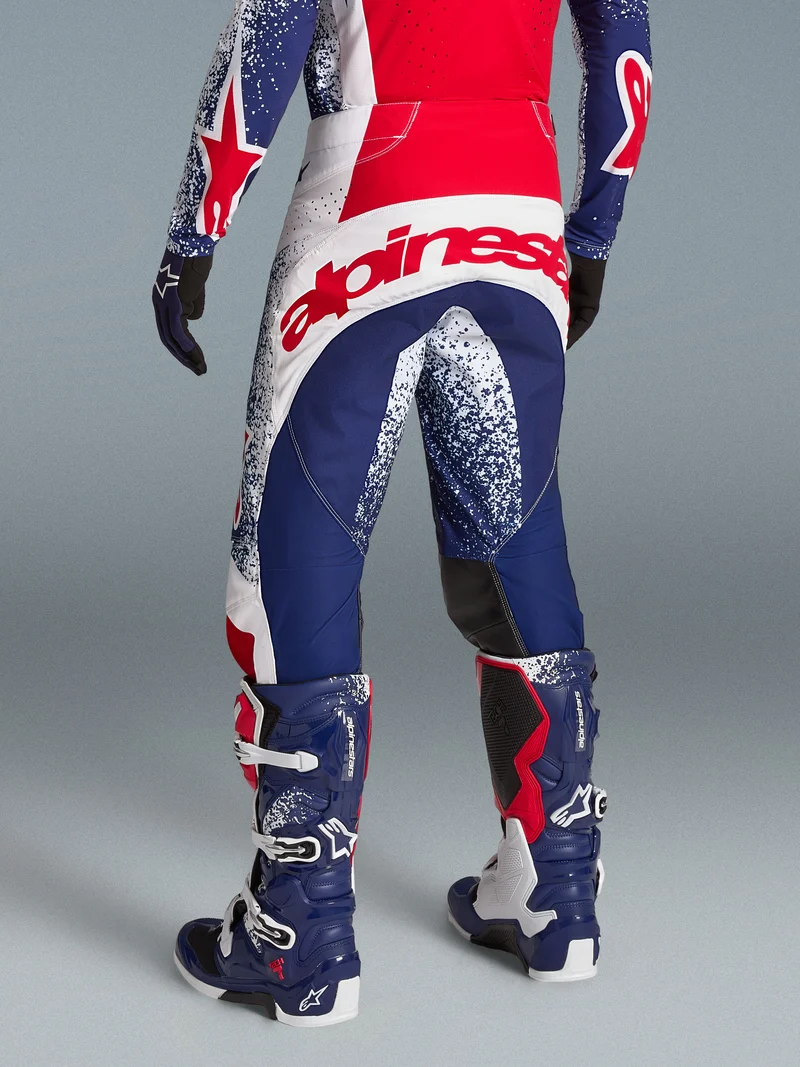 Pantalon Alpinestars Techstar Unity Édition Limitée - Bleu/Rouge/Blanc