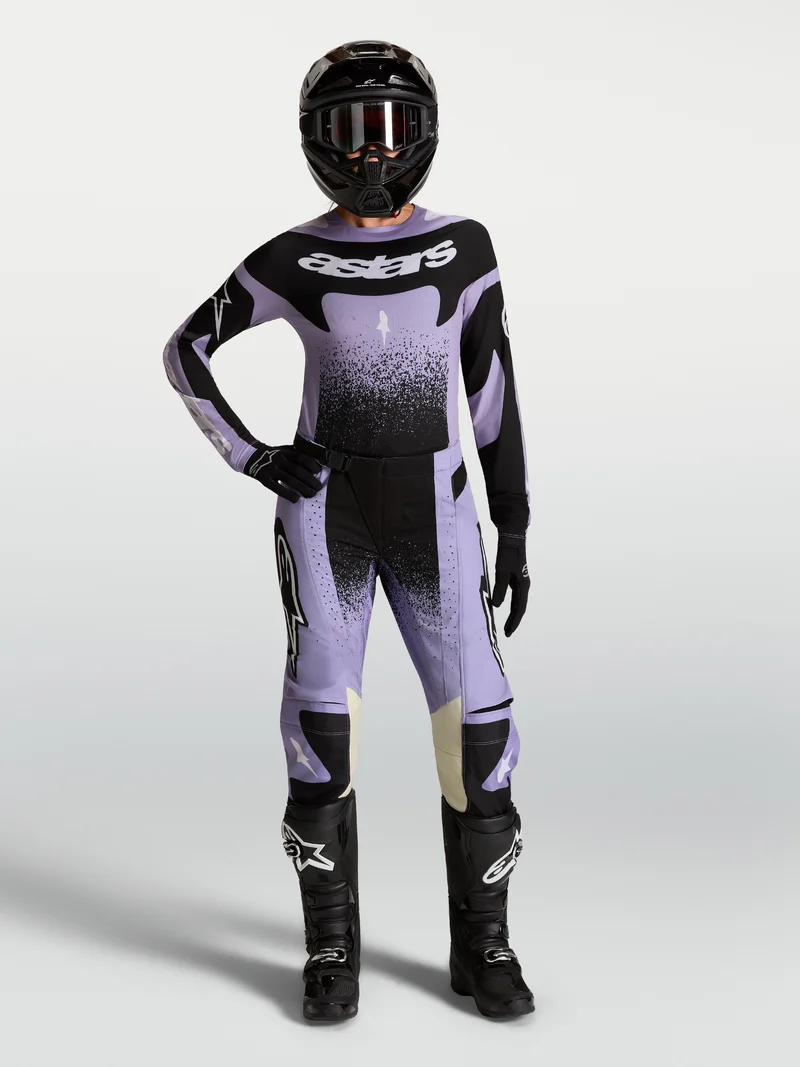 Pantalon femme Alpinestars Stella Techstar Swan - Violet clair/Noir