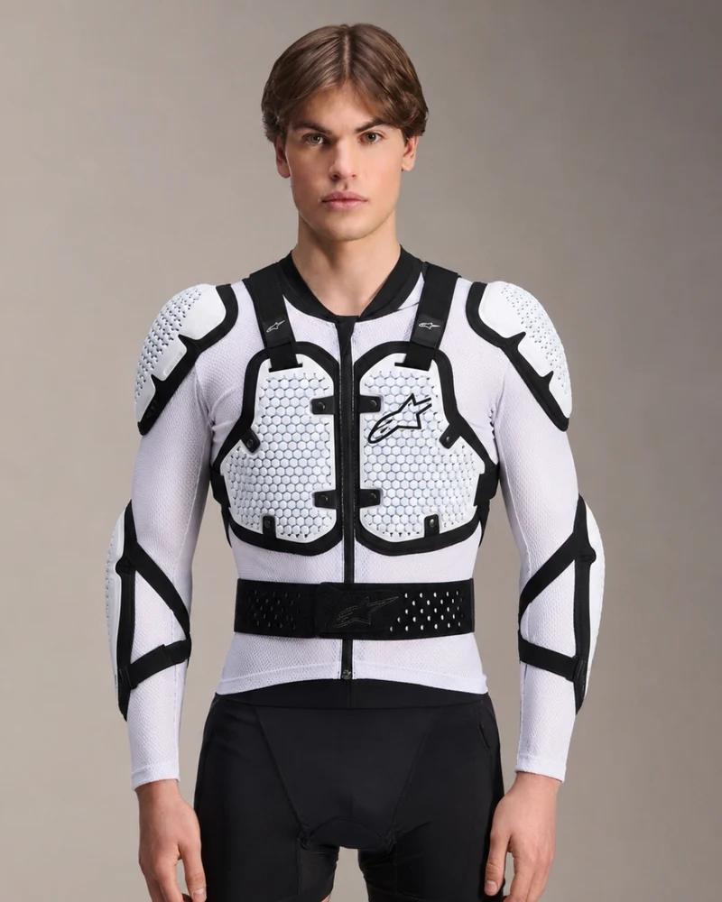 Veste de protection Alpinestars Bionic Action V3 - Blanc/Noir