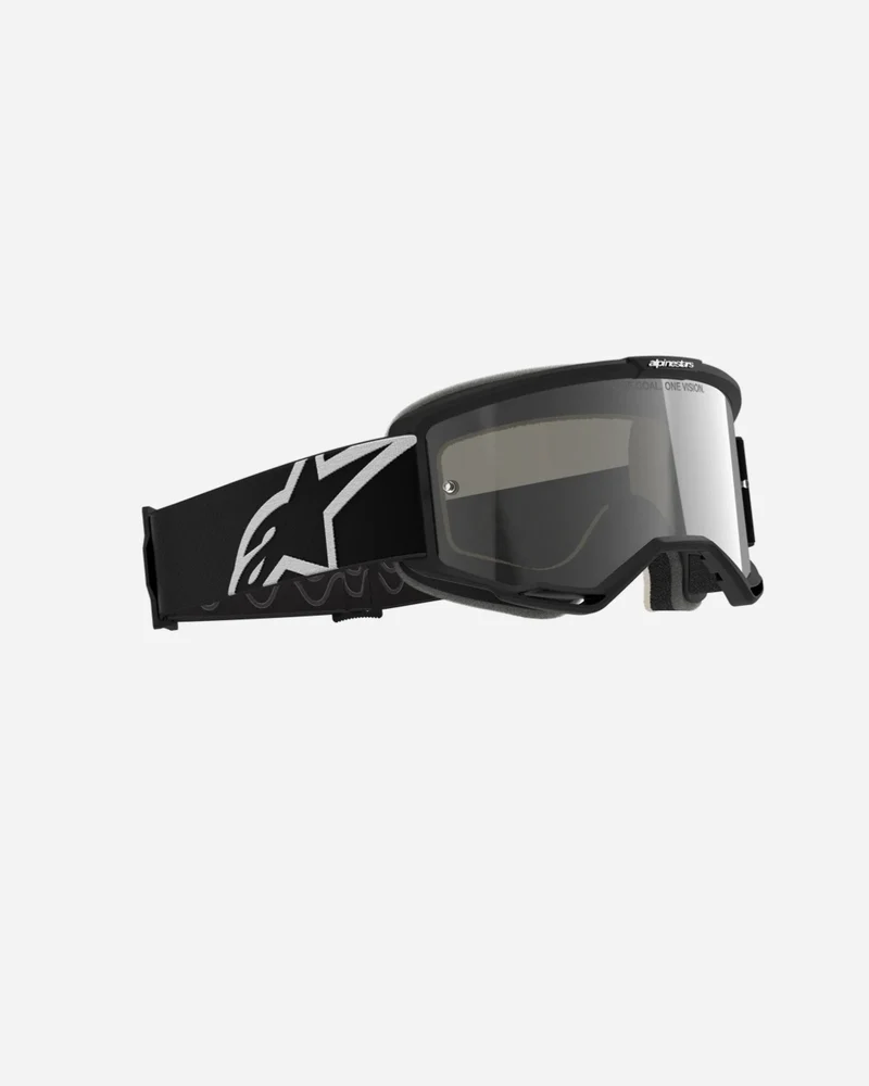 Masques Alpinestars Vision 5 Corp 2 - Noir/Blanc/Miroir Argent
