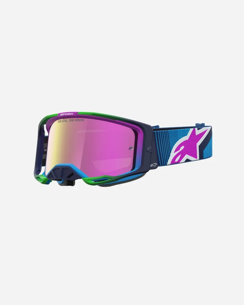 Masques Alpinestars Vision 8 Maven - Bleu Blithe/Violet/Miroir Rose