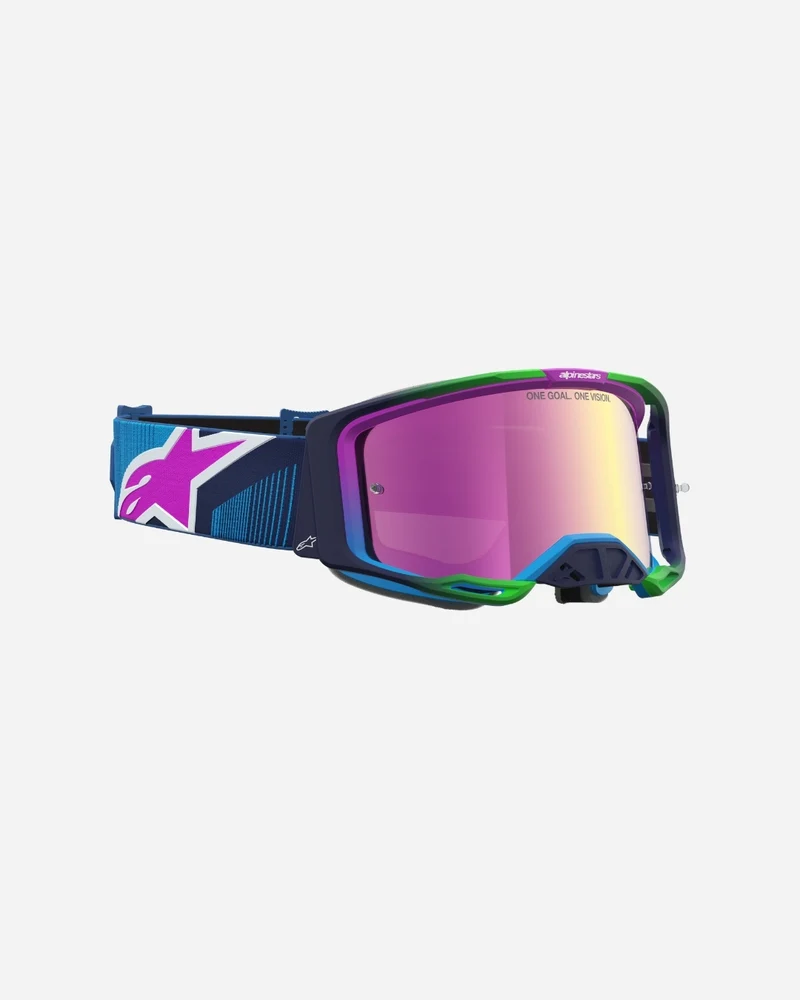 Masques Alpinestars Vision 8 Maven - Bleu Blithe/Violet/Miroir Rose