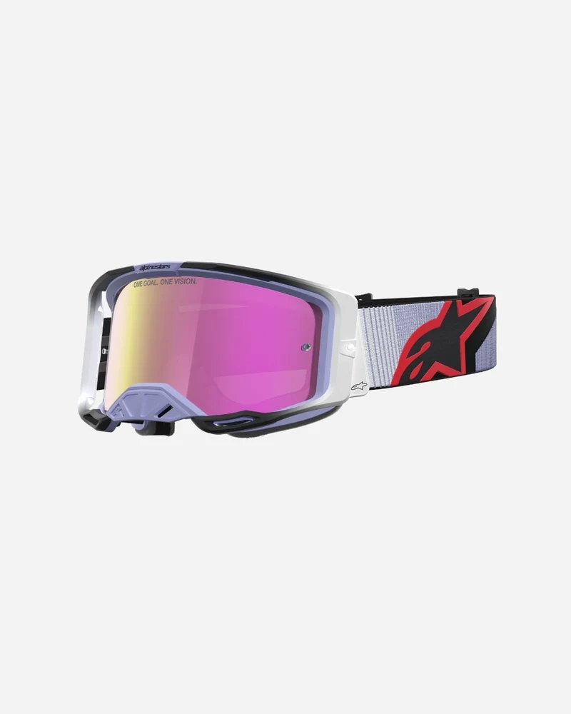 Masques Alpinestars Vision 8 Maven - Lavande/Noir/Miroir Rose