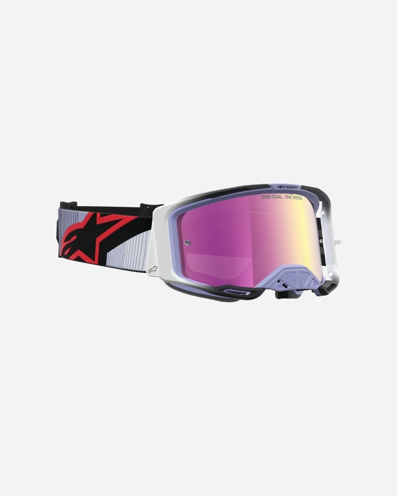 Masques Alpinestars Vision 8 Maven - Lavande/Noir/Miroir Rose