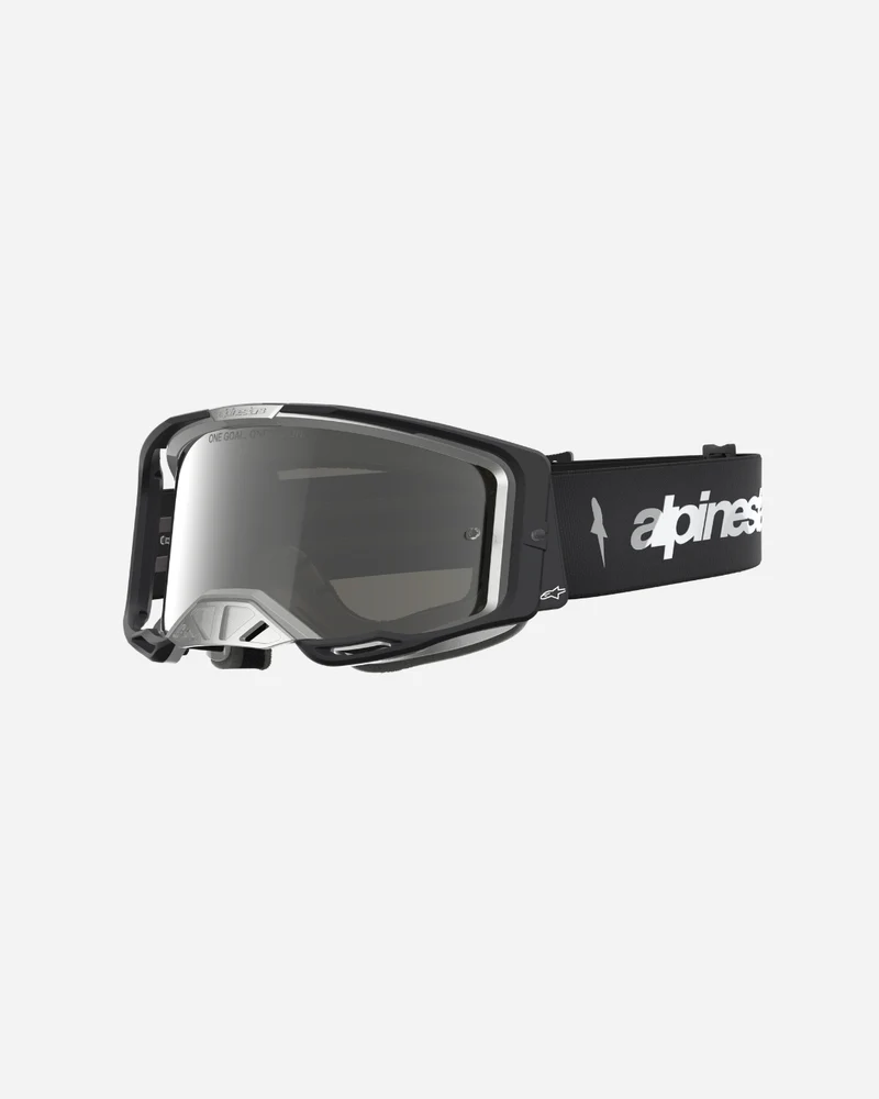 Masques Alpinestars Vision 8 Amber - Noir/Argent/Miroir Argent