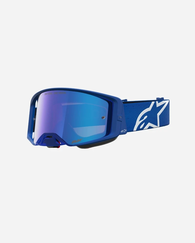 Masques Alpinestars Supertech Vesta - Bleu Blithe/Blanc/Miroir Bleu