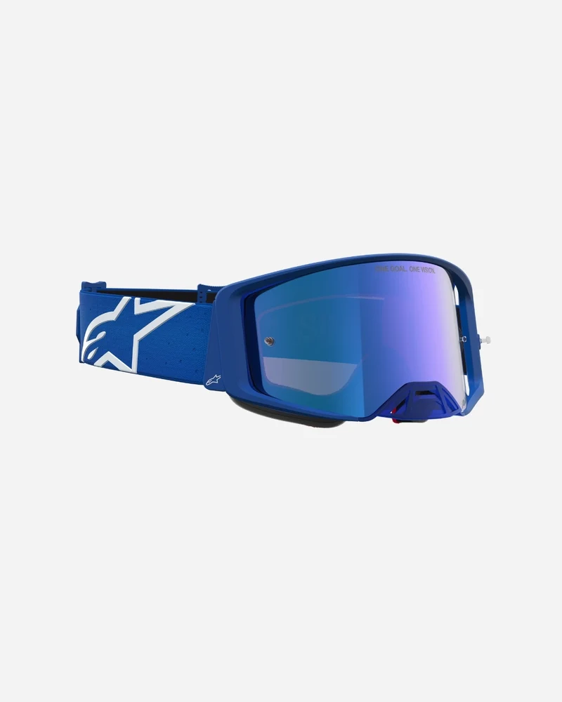Masques Alpinestars Supertech Vesta - Bleu Blithe/Blanc/Miroir Bleu