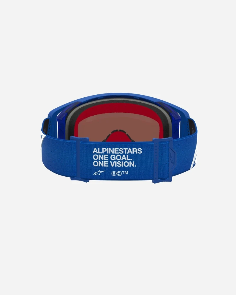 Masques Alpinestars Supertech Vesta - Bleu Blithe/Blanc/Miroir Bleu