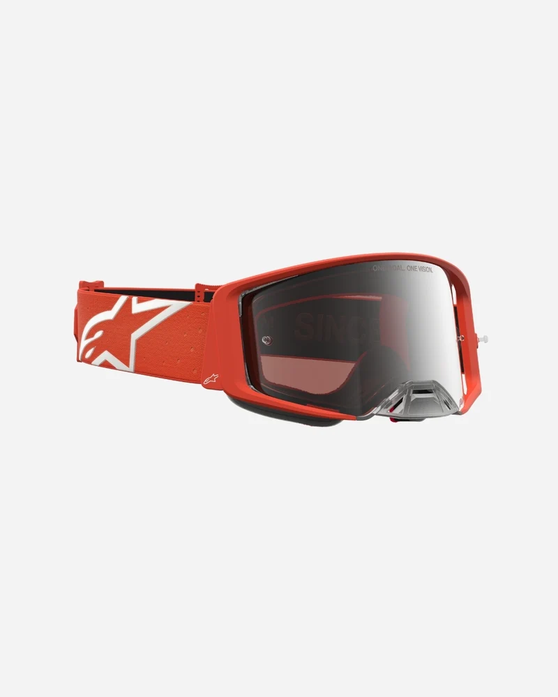 Masques Alpinestars Supertech Vesta - Orange/Argent/Miroir Argent