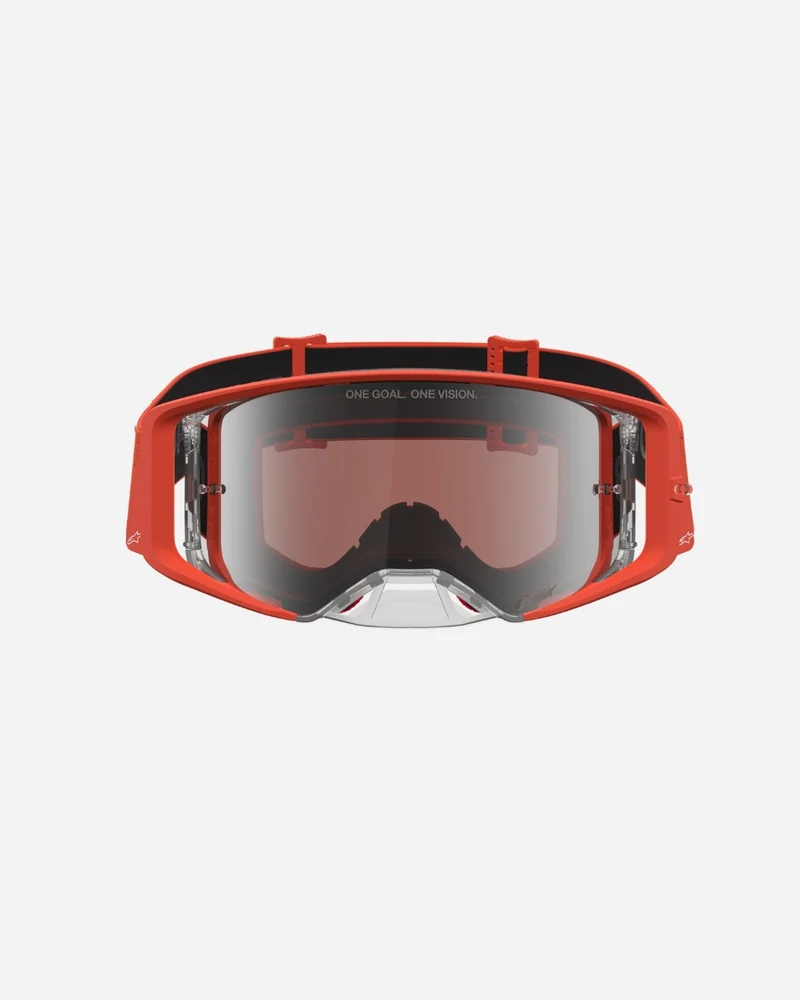 Masques Alpinestars Supertech Vesta - Orange/Argent/Miroir Argent