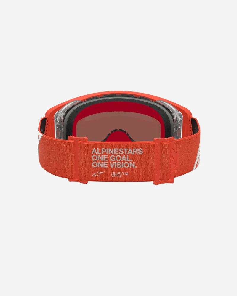 Masques Alpinestars Supertech Vesta - Orange/Argent/Miroir Argent