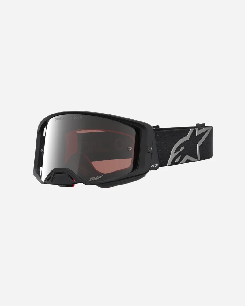 Masques Alpinestars Supertech Vesta - Noir Mat/Argent/Miroir Argent