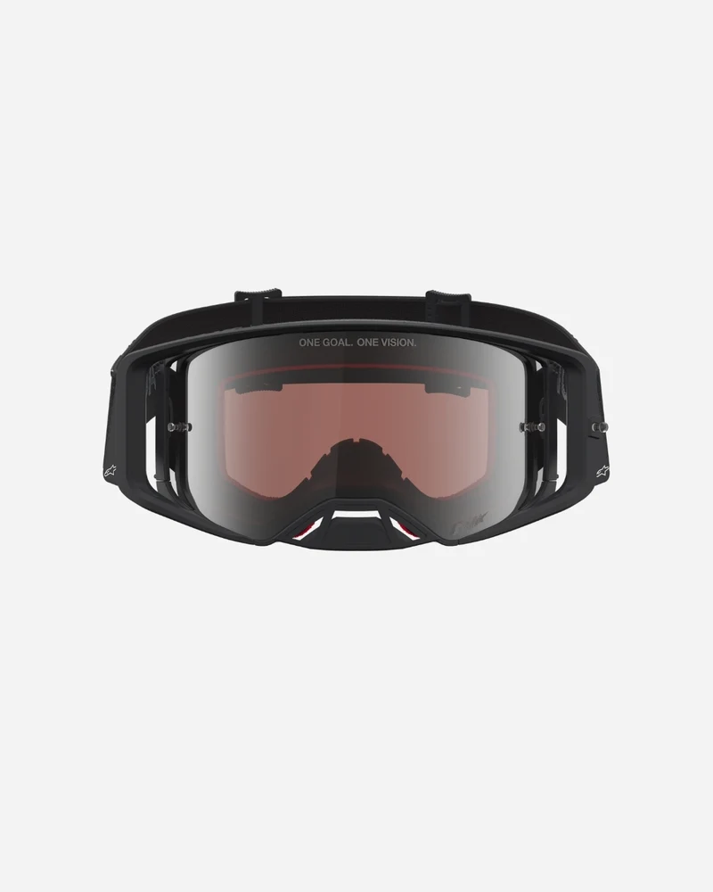 Masques Alpinestars Supertech Vesta - Noir Mat/Argent/Miroir Argent